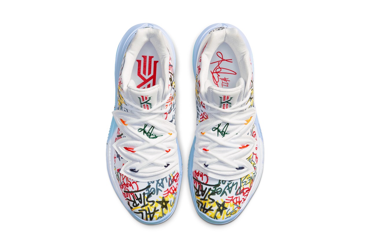 涂鸦设计重现!NIKE Kyrie 5全新“Keep Sue Fresh”配色即将发售!