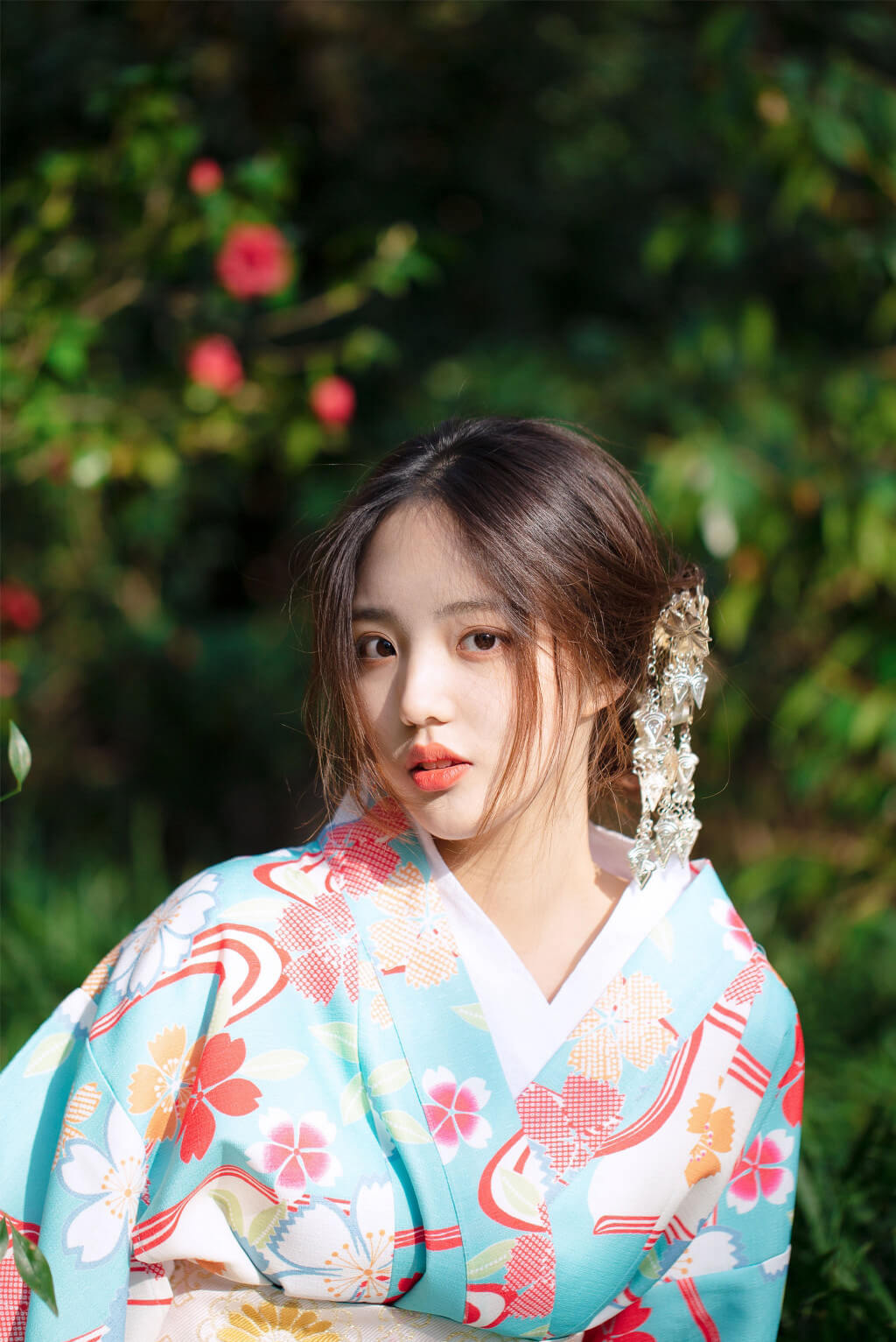 日系和服姐妹花性感养眼写真图片