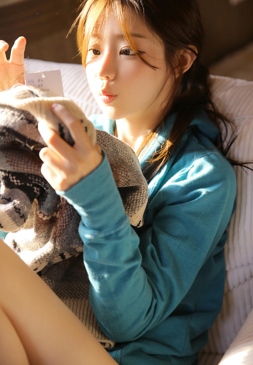 清纯美女美腿诱人私房写真图片