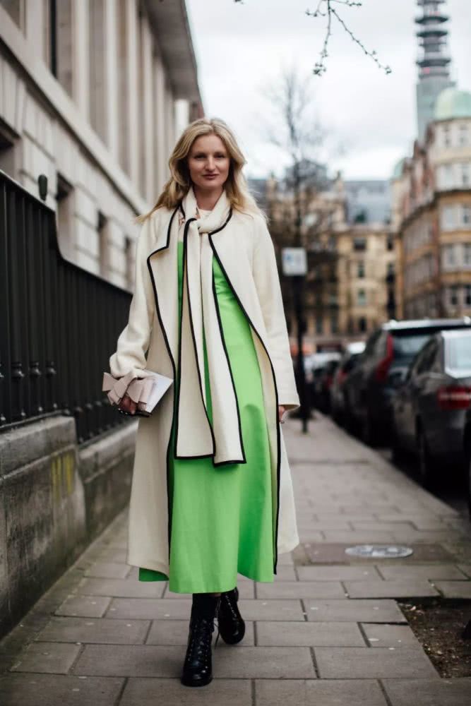 欧美街拍:腿又粗又短这个冬天这样穿最合适