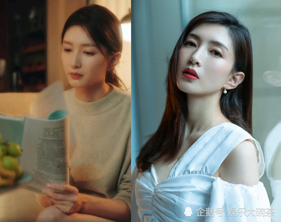 气质美女江疏影长发配白裙清新迷人，与粉丝合照好暖心