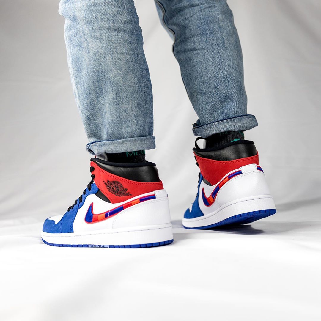 神似 Union 天价联名?这双 Air Jordan 1 Mid 上脚还挺百搭!