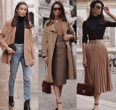 伦敦博主MELISEKREM的英伦风穿搭,大风衣格子裙,优雅又不失新意