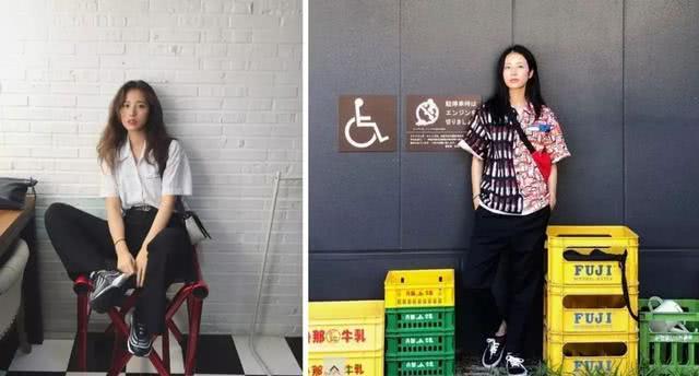 想显高显瘦试试这种搭配:小黑裤+小黑鞋