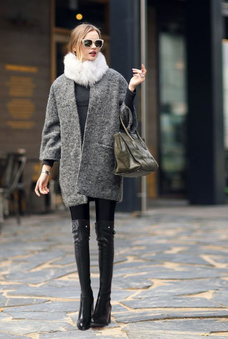 女人不管什么身材,穿靴子记得“2要2不要”,不然穿着显土没气质