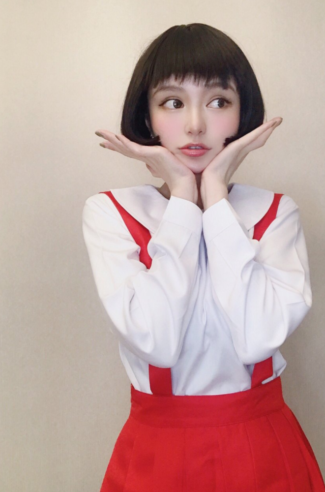 不枉罗志祥宠她成宝，换上这个发型后，樱桃小丸子原型原来是她