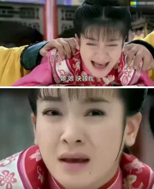难怪老版难超越！同是小燕子挨板子，旧版人仰凳翻，新版当观众瞎？