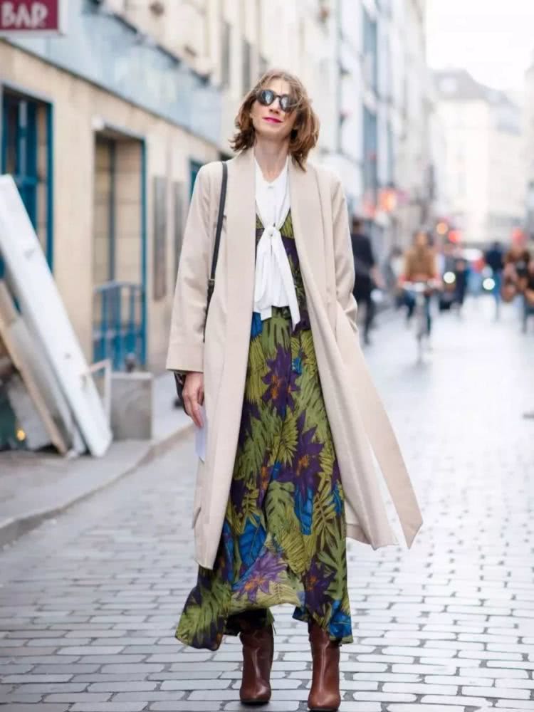 欧美街拍:腿又粗又短这个冬天这样穿最合适