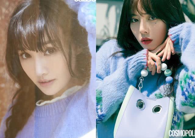 清纯美女郑爽毛衣造型唯美浪漫!岂料隔空撞上韩国当红女星孔孝真、金泫雅