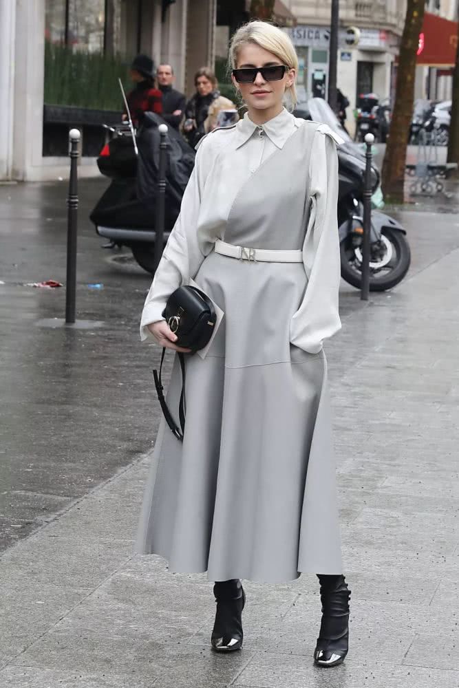 欧美街拍:腿又粗又短这个冬天这样穿最合适