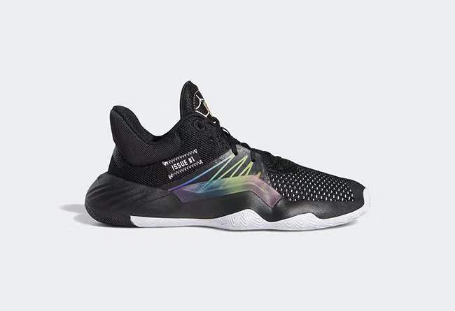 渐变出彩线条!米切尔签名战靴 adidas D.O.N. Issue #1 再添一员!