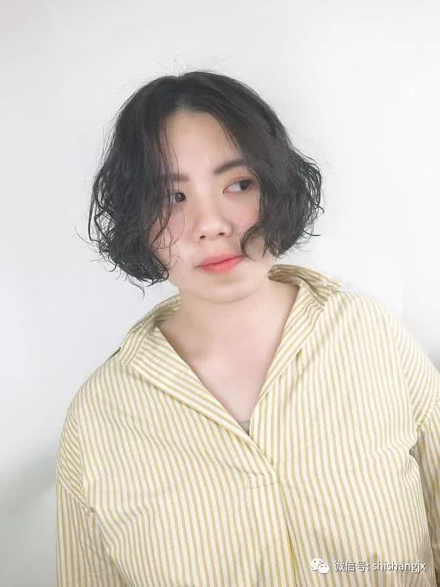 脸胖又脸大的女生适合剪这些短发发型!