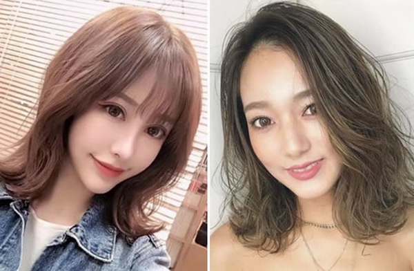 齐肩懒人烫图片大全，修颜显嫩最佳发型