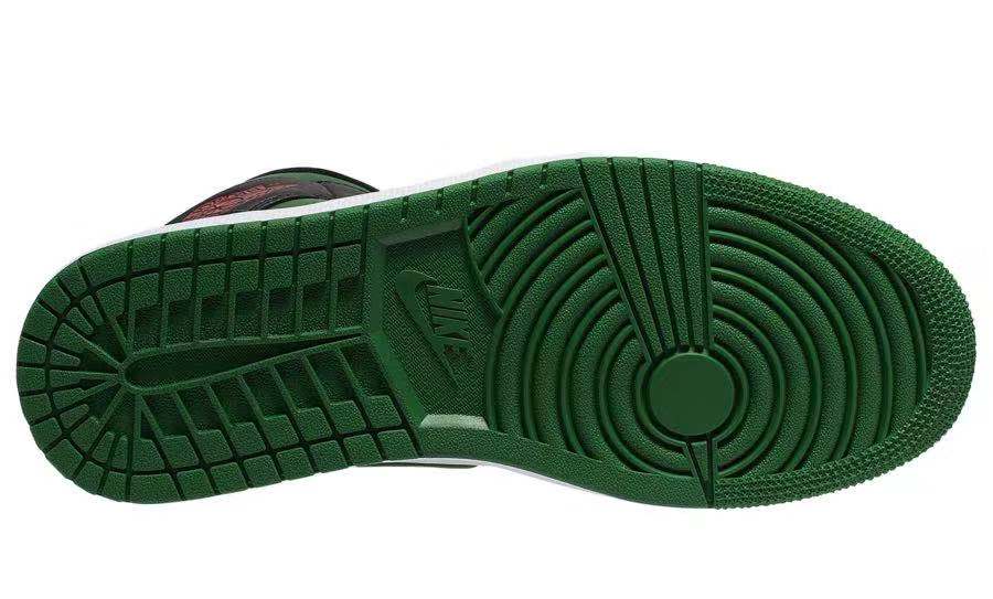 黑绿与黑绿脚趾配色的融合!不容小觑的 Air Jordan 1 Mid!