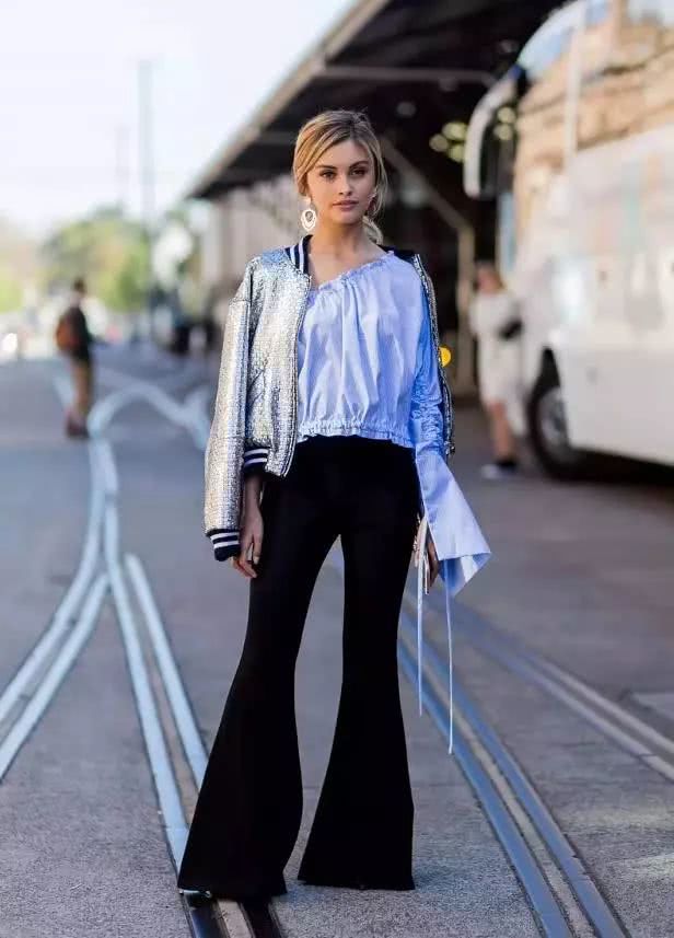 欧美街拍：潮人示范腿粗女人穿裤子“3要3不要”