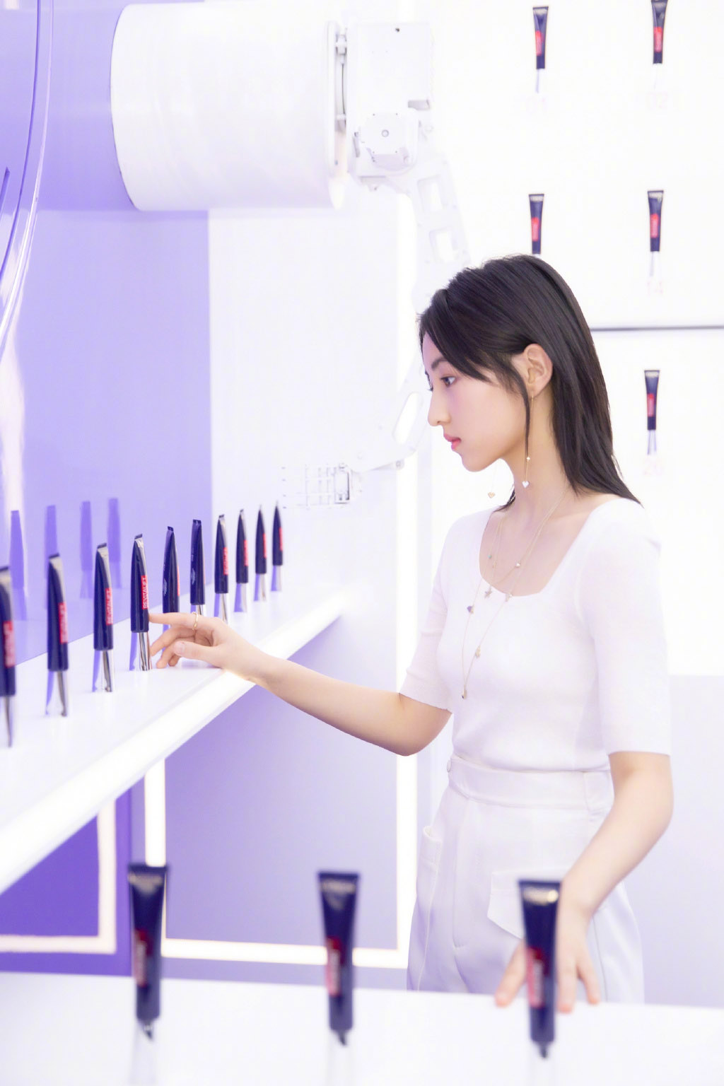 张子枫唯美元气品牌活动图片