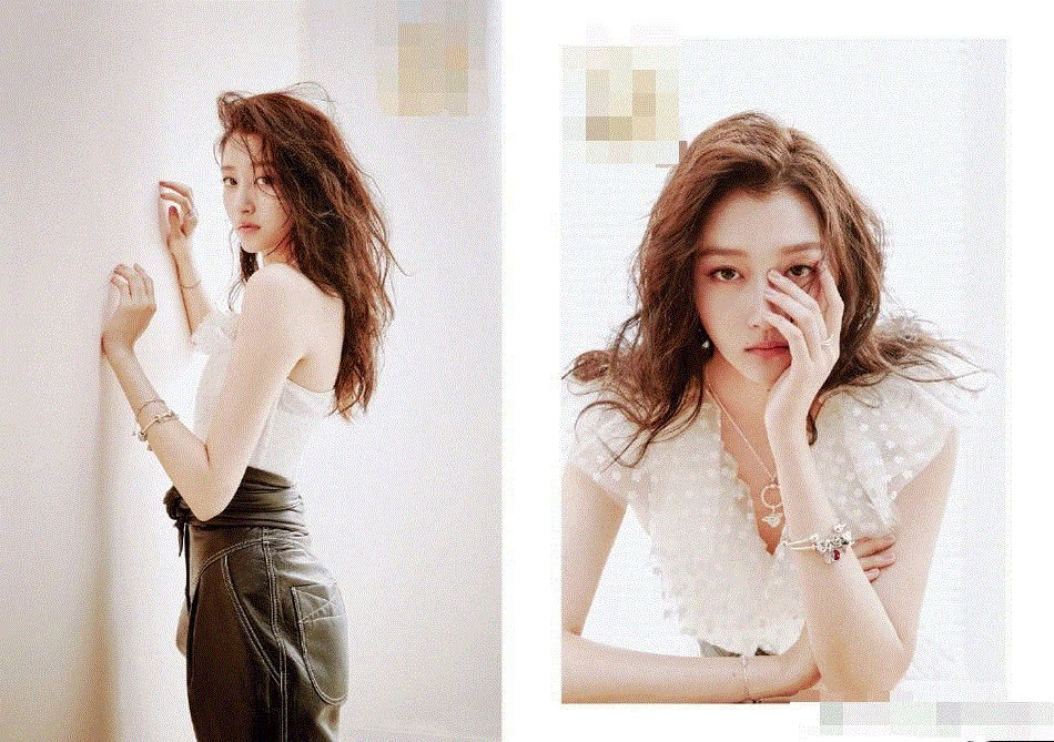 关晓彤改走成熟路线？凌乱感头发飘逸慵懒，全程无笑脸