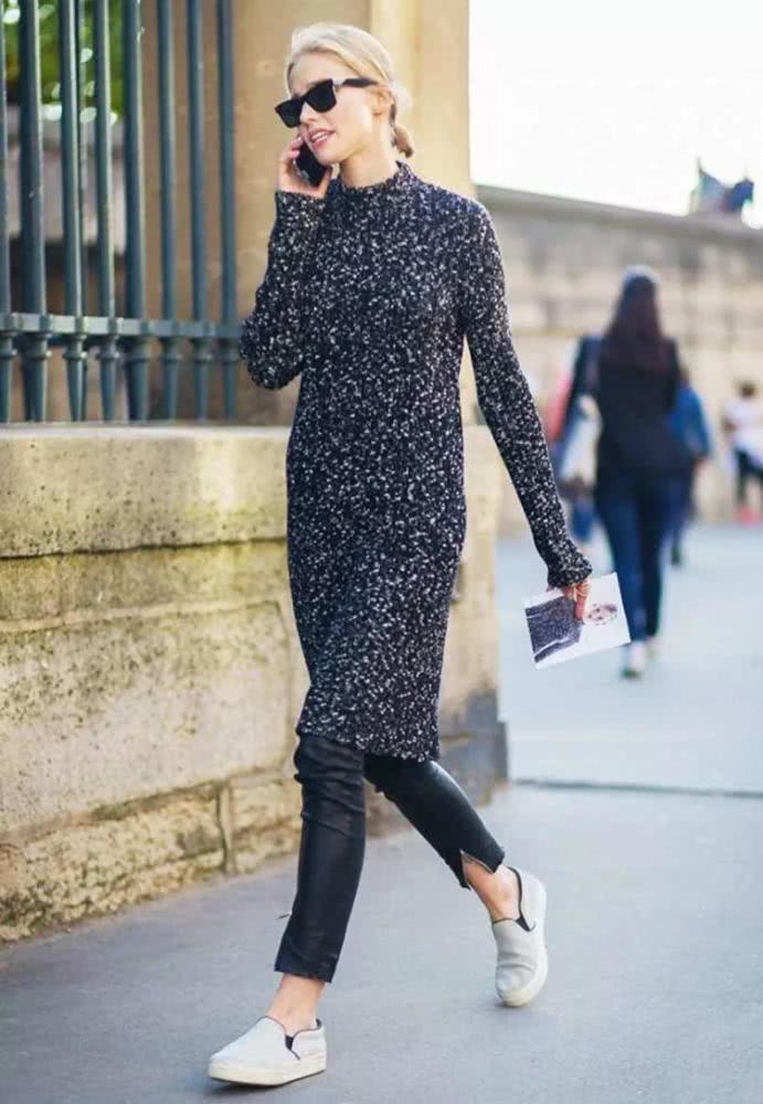 冬天穿这3条裙子就能让你又美又暖，穿好了比裤子更显瘦！