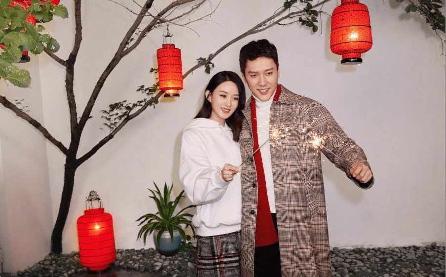 赵丽颖冯绍峰拍摄新春广告被赞,养眼程度不逊色于杨幂赵又廷