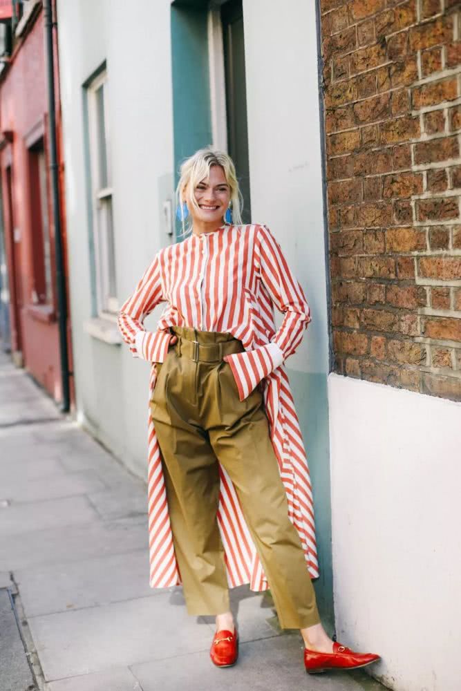 纸袋裤受宠了,比紧身裤好搭,还比阔腿裤显瘦,小个子也可以穿!