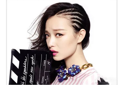 女生潮酷朋克发型,创意编发打造帅气风格