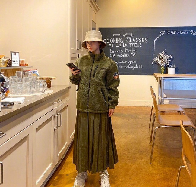 个性独特的韩风冬季穿搭范本