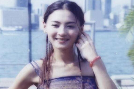 美女张柏芝学生时候照片曝光，网友：这才是真的美人胚子