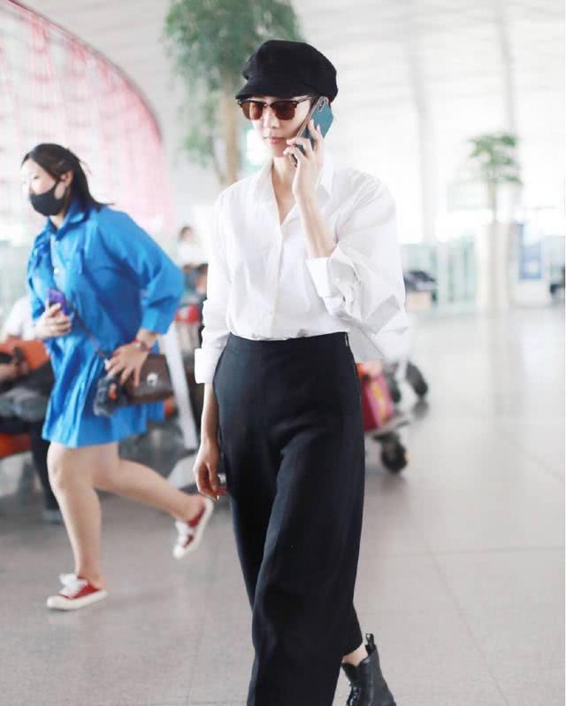 气质美女张钧甯只用了黑白2色就诠释了什么叫高级感,真洋气!