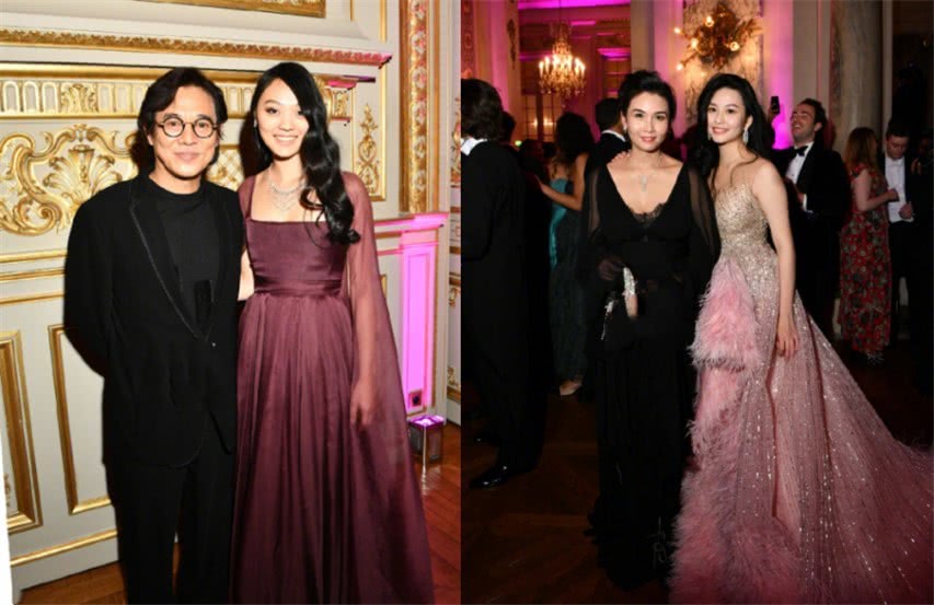 李连杰的女儿,邱淑贞的女儿,参加“名媛舞会”骨子里透着的都是自信