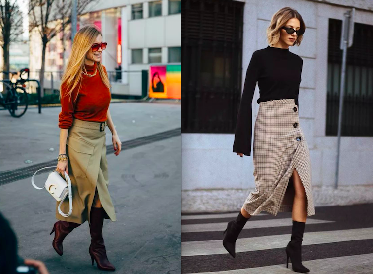 冬天穿这3条裙子就能让你又美又暖，穿好了比裤子更显瘦！