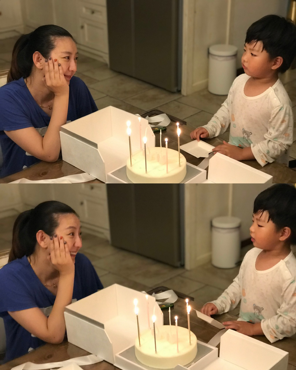 凌潇肃罕见晒老婆儿子合影,大方示爱唐一菲太甜蜜