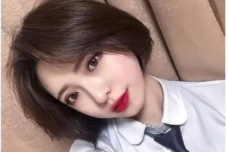 女生短发2019最新六款图片,学生清新自然不用打理的美发