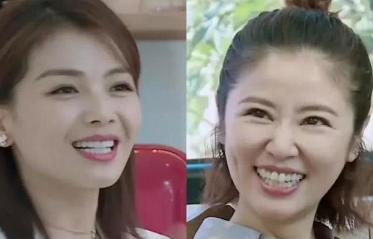 41岁刘涛和43岁林心如同框，年龄只差2岁，脸看起来却像差了10岁