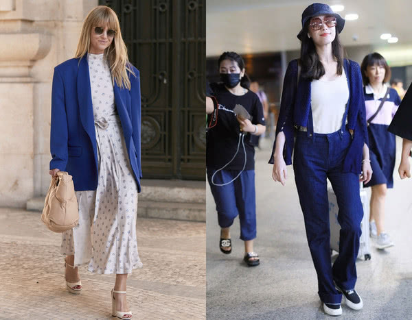 经典蓝怎么穿?明明是高级色上身却显老?主要是色彩搭配易出错