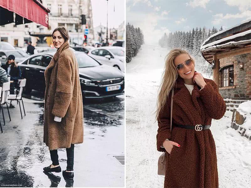 今年秋冬别穿大衣了，羊羔毛外套才是时尚首选！