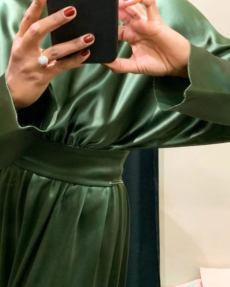 秋冬大热连身裙!选对面料能令轻奢度飙升