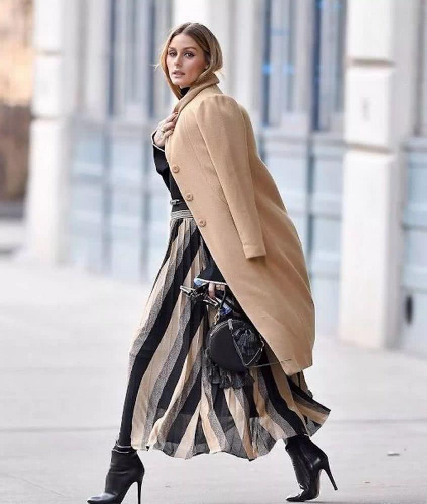 冬天穿裙子比裤子更显瘦！3个搭配保暖又显高，穿出温柔时髦