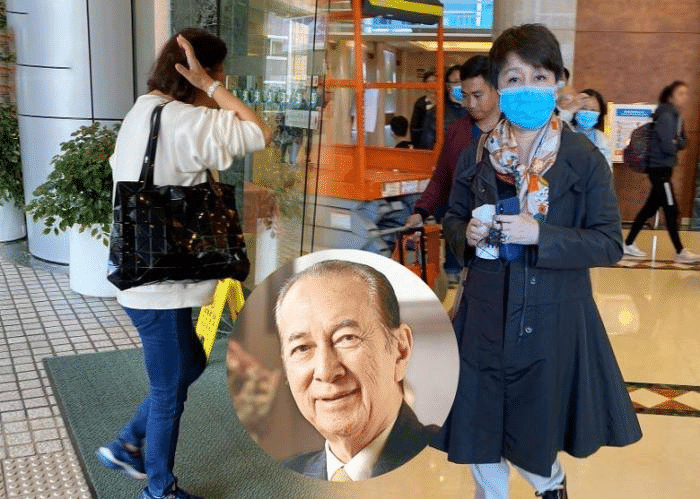 传98岁赌王病重,医院外大量记者云集,何超仪晚上现身被阵势吓到