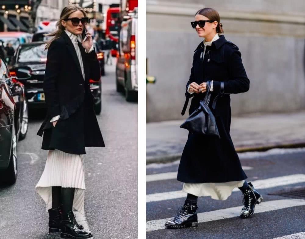 冬天穿裙子比裤子更显瘦！3个搭配保暖又显高，穿出温柔时髦