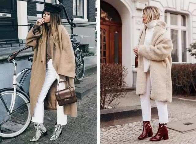 粉色+灰色,姜黄色+牛仔蓝,这几组颜色穿在一起也太显贵了吧