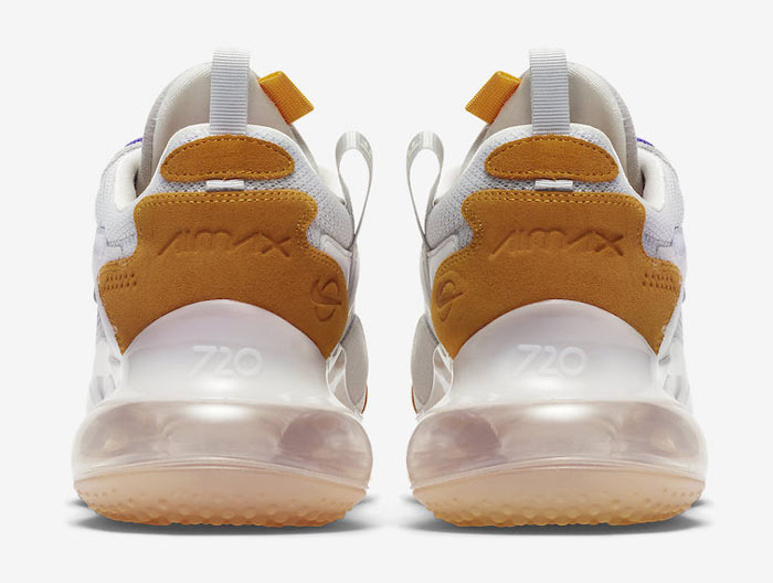 OBJ和Nike Air Max 720 “LSU”联名鞋图片3 OBJ和Nike Air Max 720 “LSU”配色联名鞋即将发售