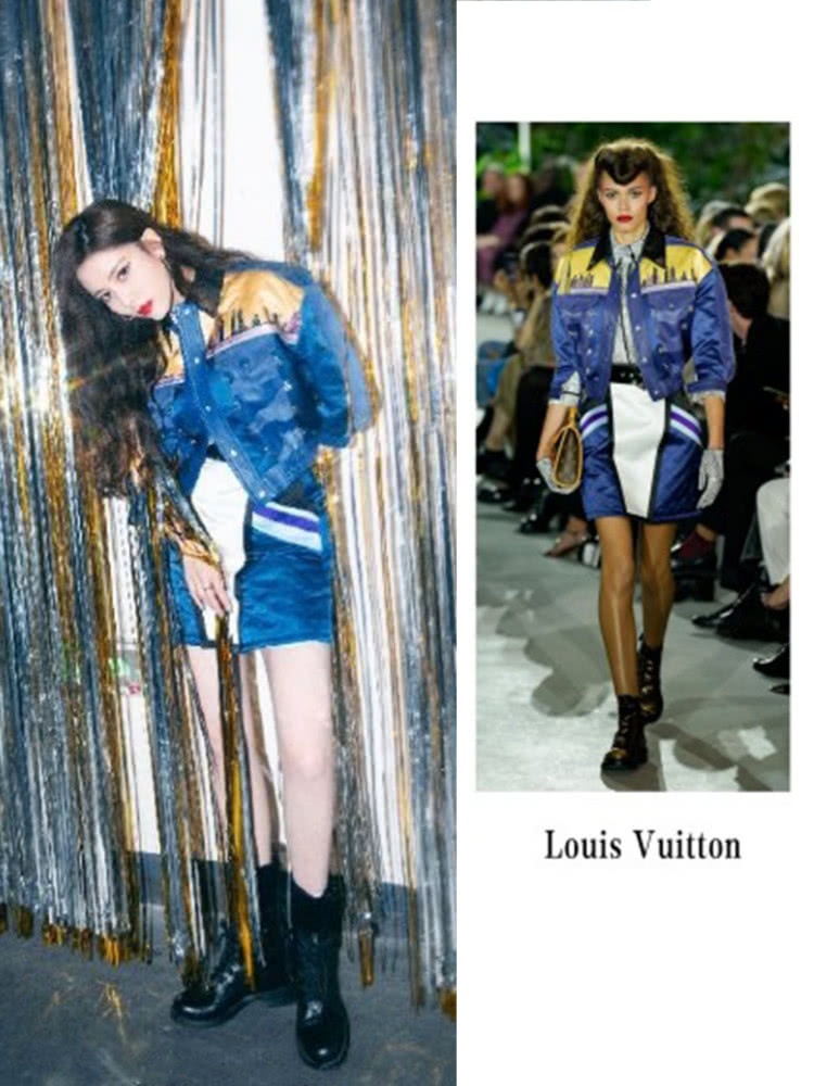 宋妍霏亮相跨年演唱会穿千鸟格露脐装,飒爽时髦太好看!