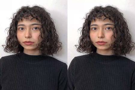 2020年流行减龄羊毛卷发型图片，个性羊毛卷发提升女生气质