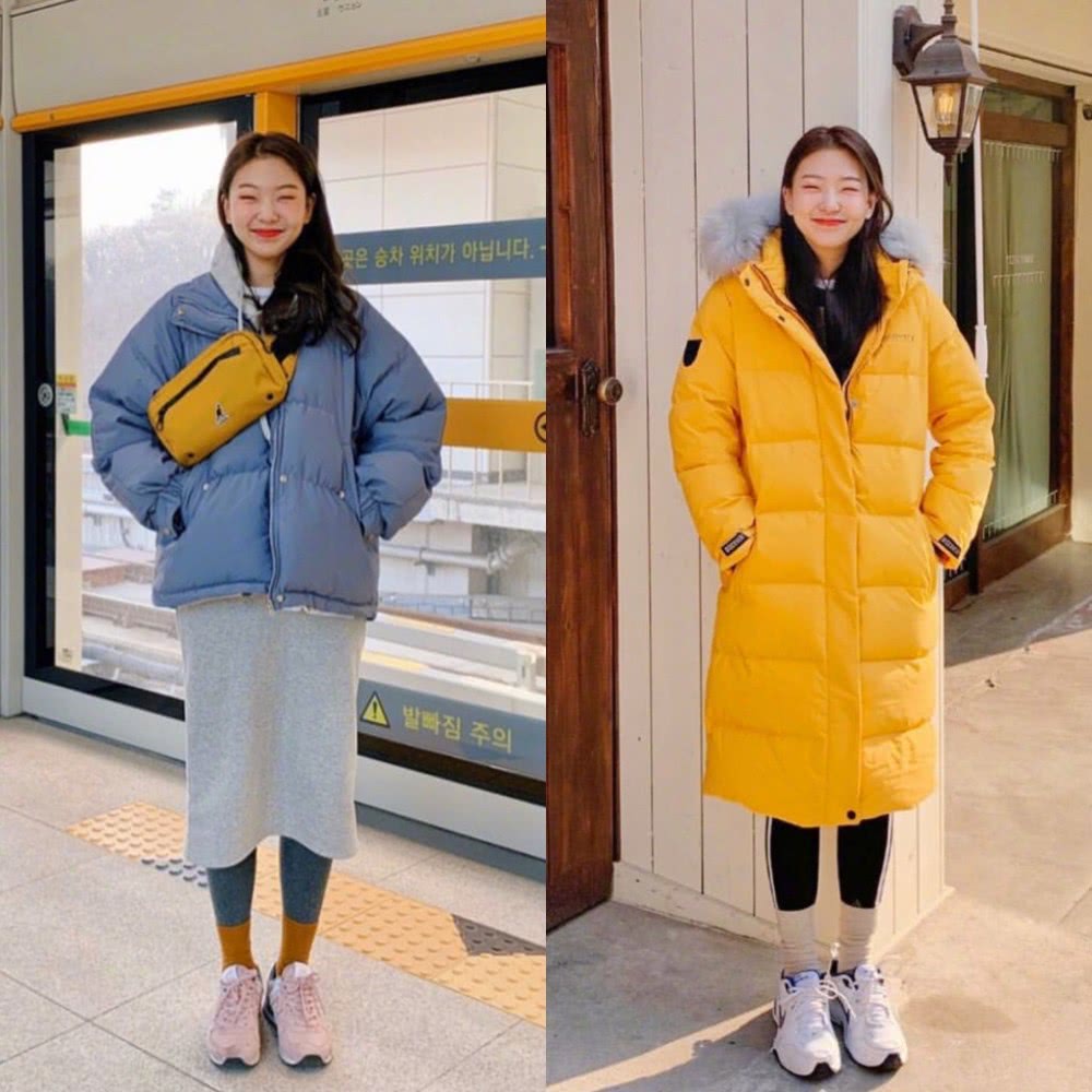 超萌!韩国女博主利和的冬季舒适日常穿搭分享
