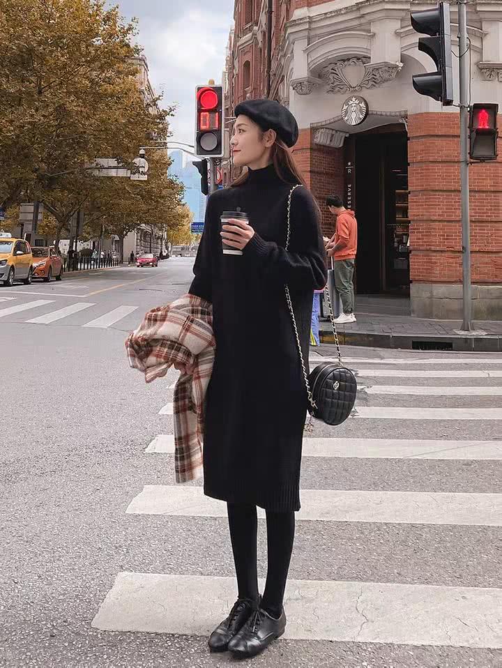 早春很火的连衣裙新穿法,时髦洋气又显身材,高级感太强