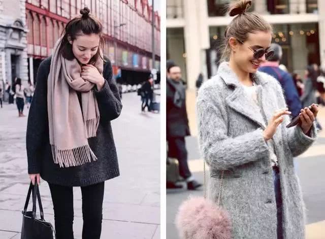 粉色+灰色,姜黄色+牛仔蓝,这几组颜色穿在一起也太显贵了吧