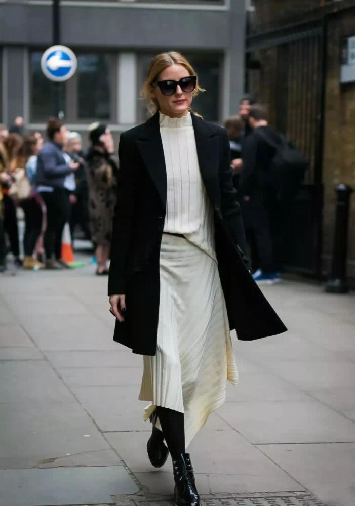 冬天穿裙子比裤子更显瘦！3个搭配保暖又显高，穿出温柔时髦