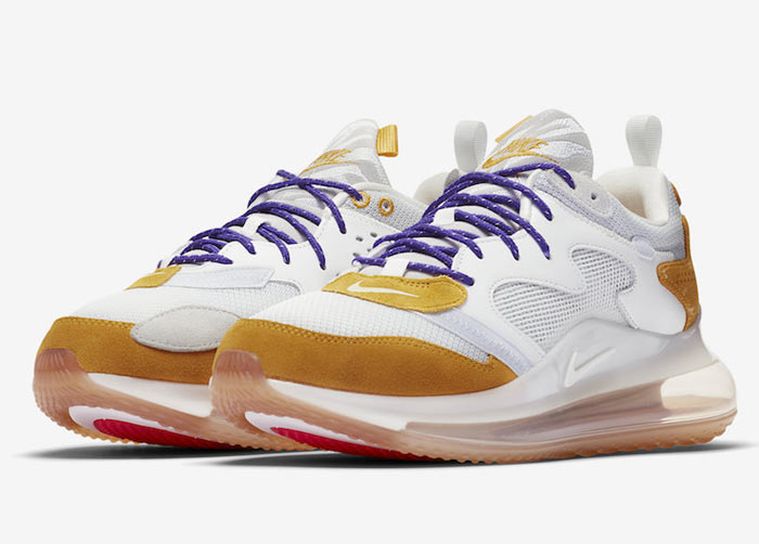 OBJ和Nike Air Max 720 “LSU”联名鞋图片1 OBJ和Nike Air Max 720 “LSU”配色联名鞋即将发售