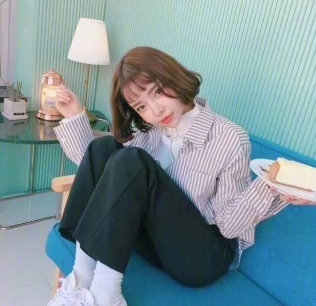 100斤的胖妹子，剪了这个头发之后，看起来不到80斤