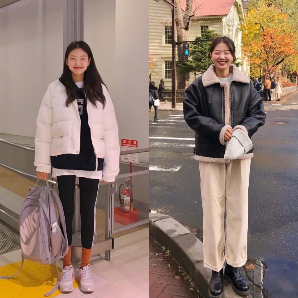 超萌!韩国女博主利和的冬季舒适日常穿搭分享
